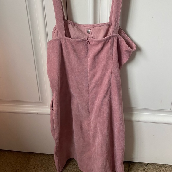 Pink corduroy dress - Picture 3 of 6